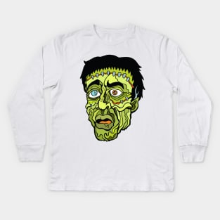 Curse Of Frankenstein Kids Long Sleeve T-Shirt